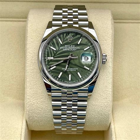 rolex green leaf dial|rolex watches with green face.